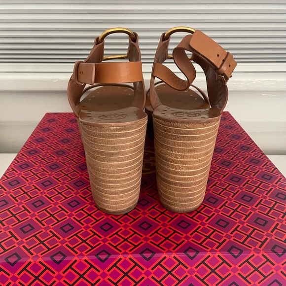 Womens Tory Burch Wedge Sandals - Picture 4 of 6